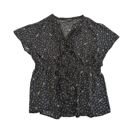 Top Ss By Torrid In Black & White, Size:4X