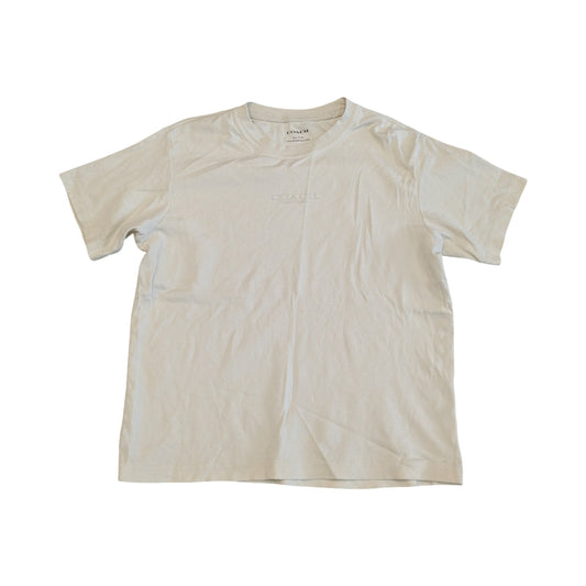 Top Ss Designer By Coach In Cream, Size:S