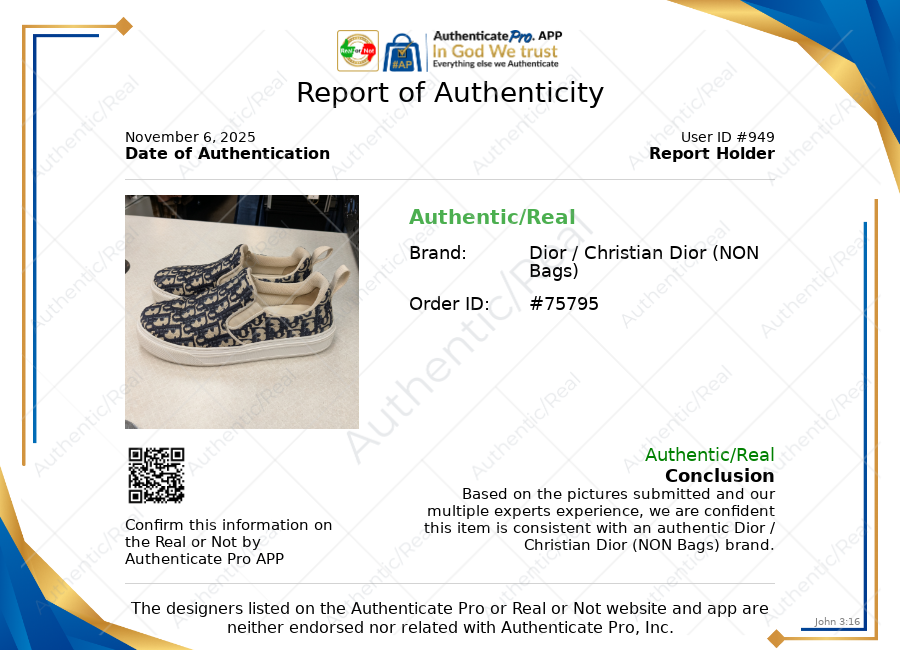 Shoes Luxury Designer By Dior In Blue & White, Size:8.5