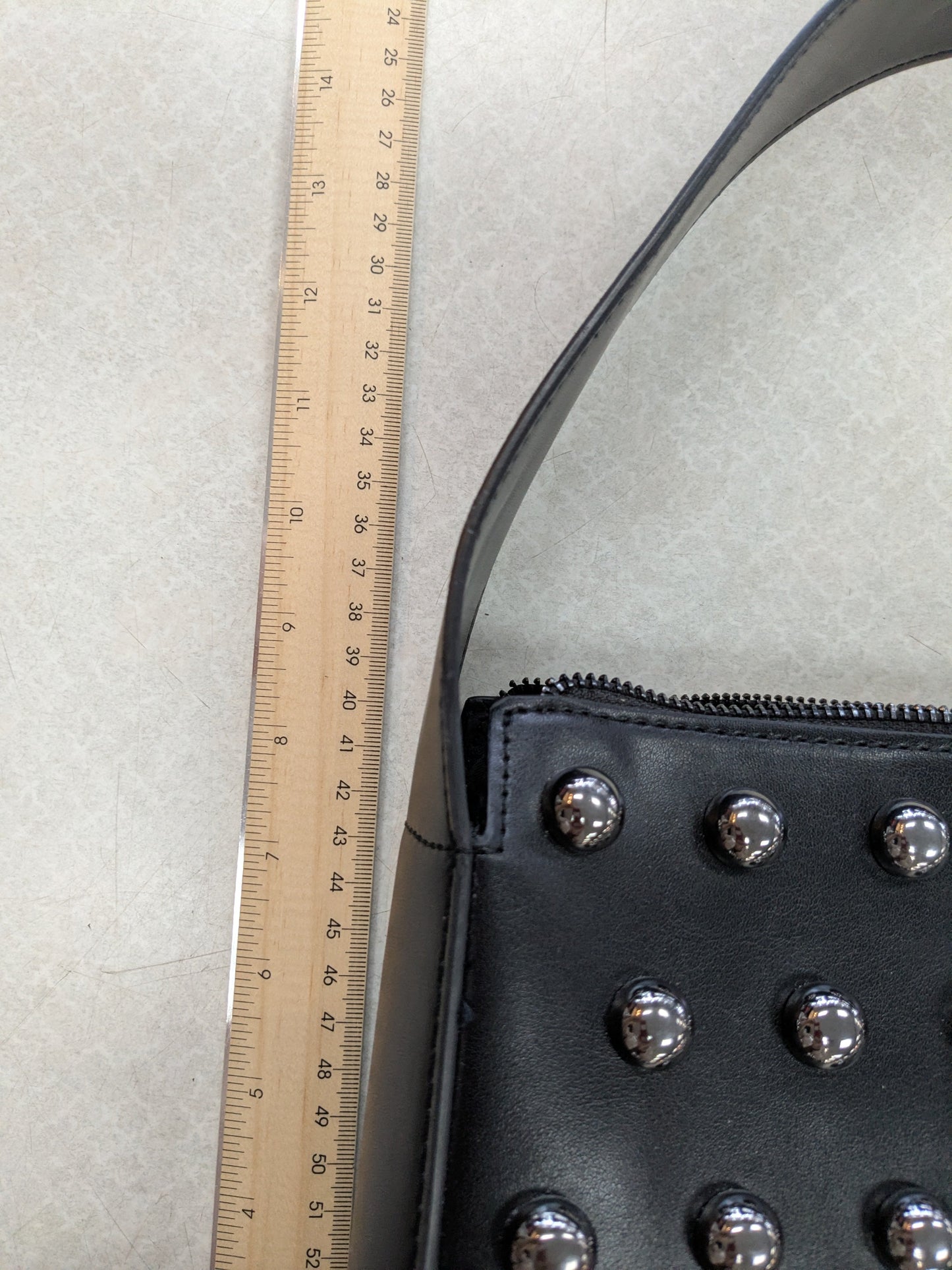 Handbag By Bcbgeneration In Black & Silver, Size:Medium