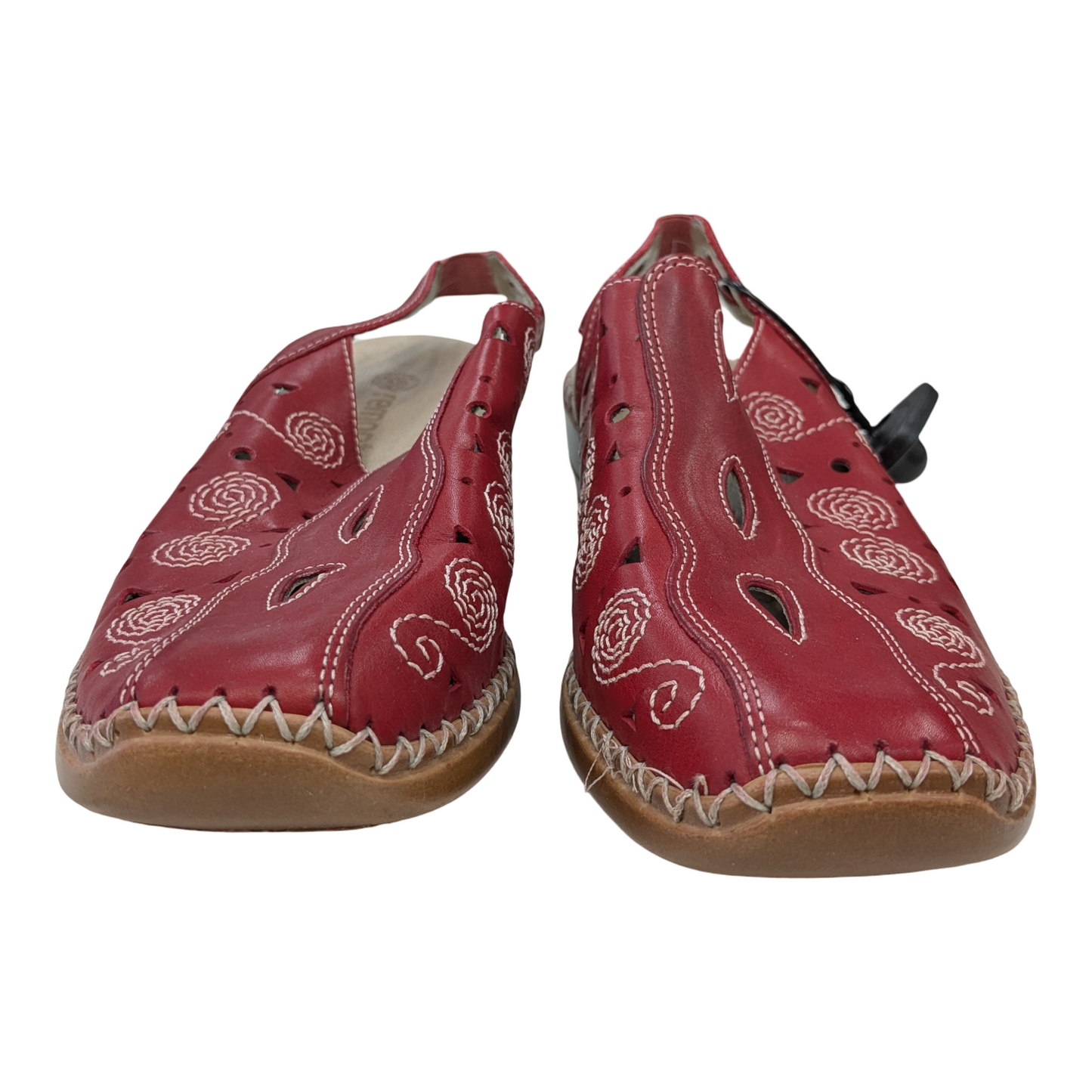 Shoes Heels Block By Cmc In Red, Size:9