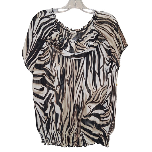 Top Ss By Nicola In Animal Print, Size:L