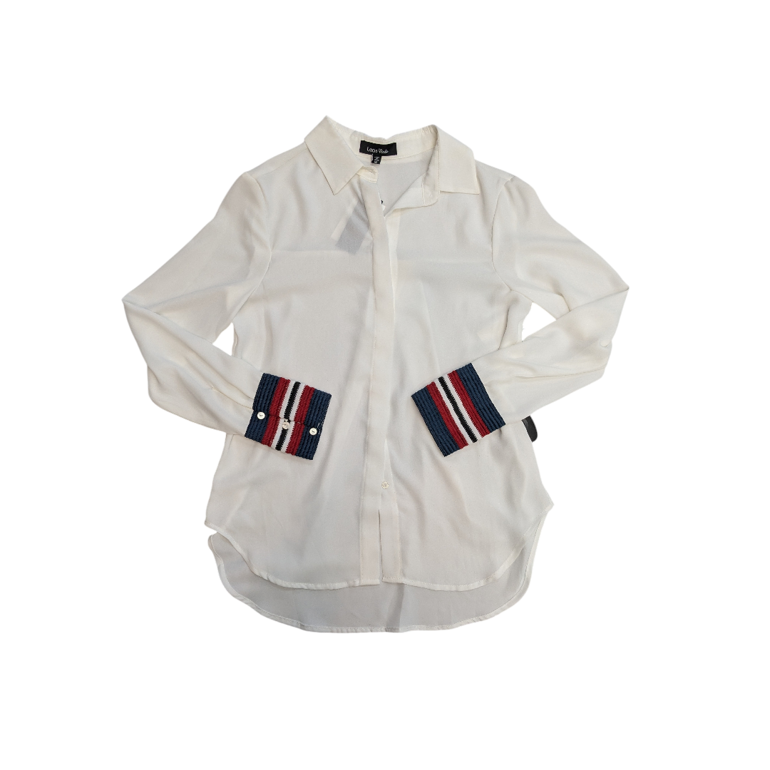 Top Ls By Lea & Viola In White, Size:Xs