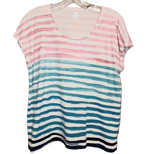 Top Ss By Talbots In Striped Pattern, Size:Mp