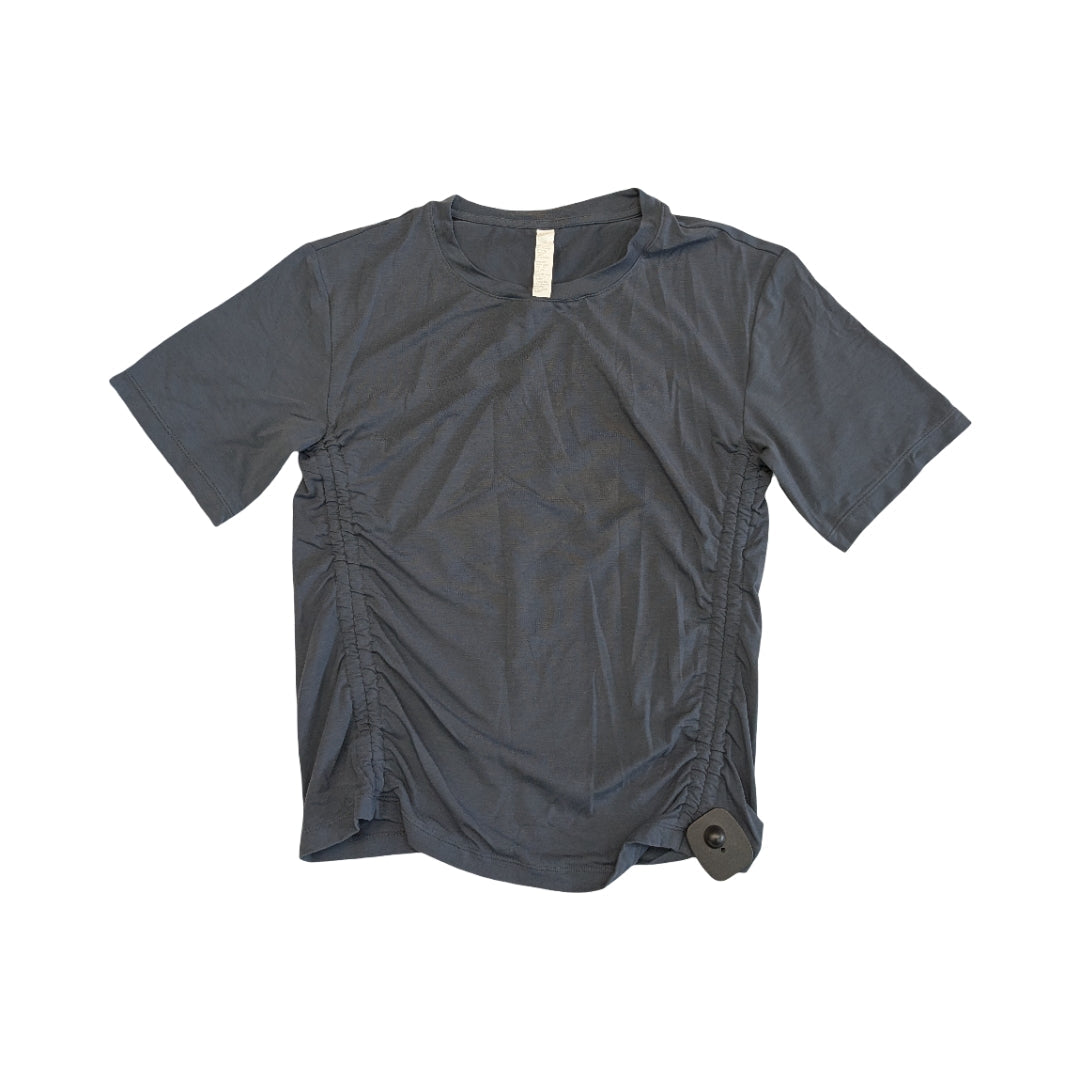 Athletic Top Ss By Zella In Blue, Size:Xs