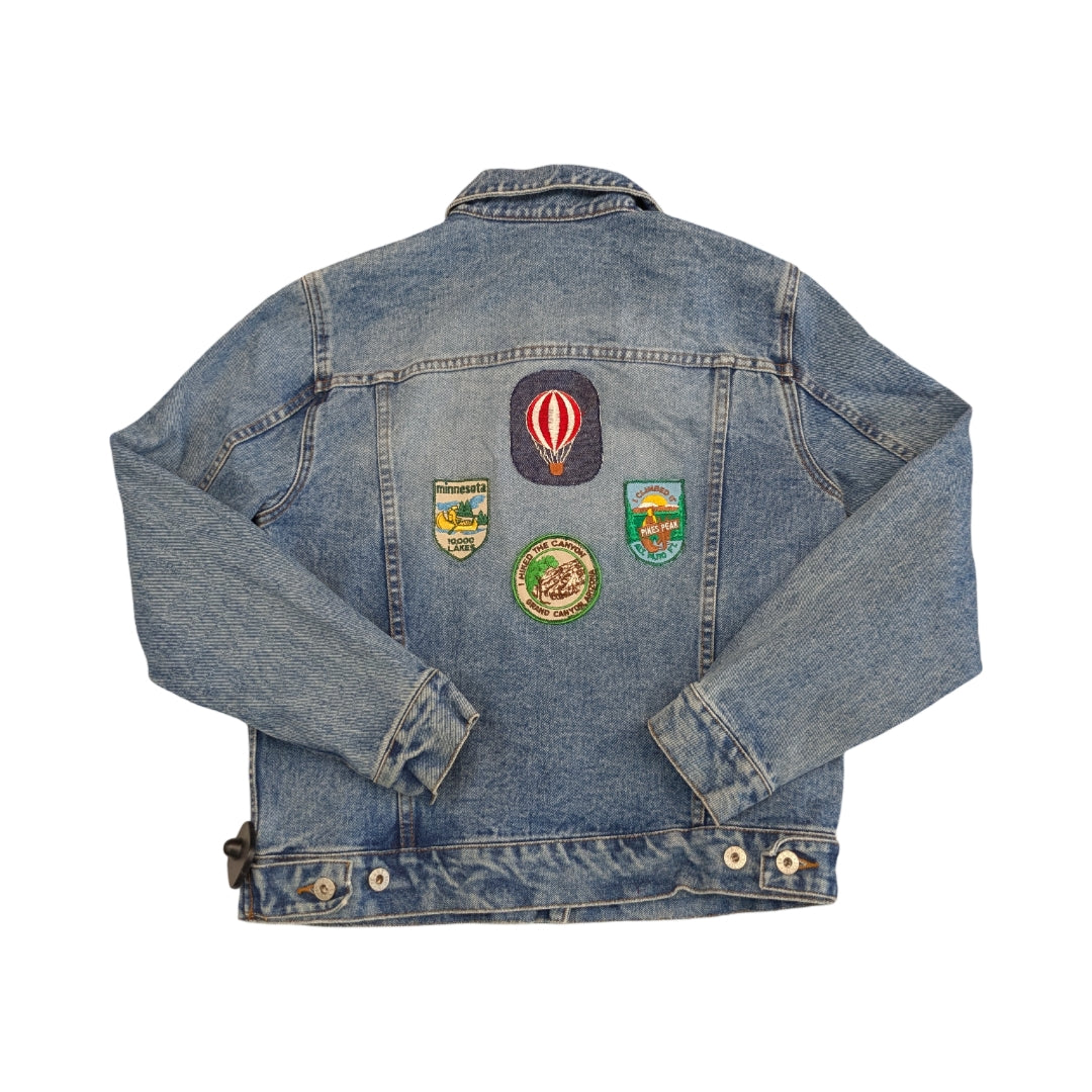 Jacket Denim By Cmc In Blue Denim, Size:M
