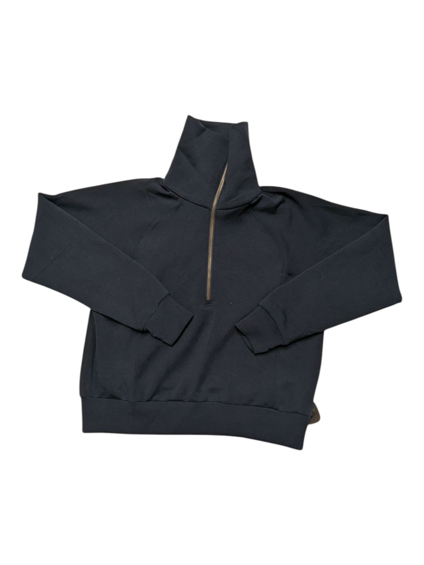 Sweatshirt Collar By Spanx In Navy, Size:S