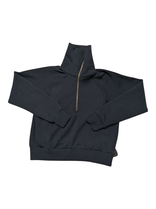 Sweatshirt Collar By Spanx In Navy, Size:S