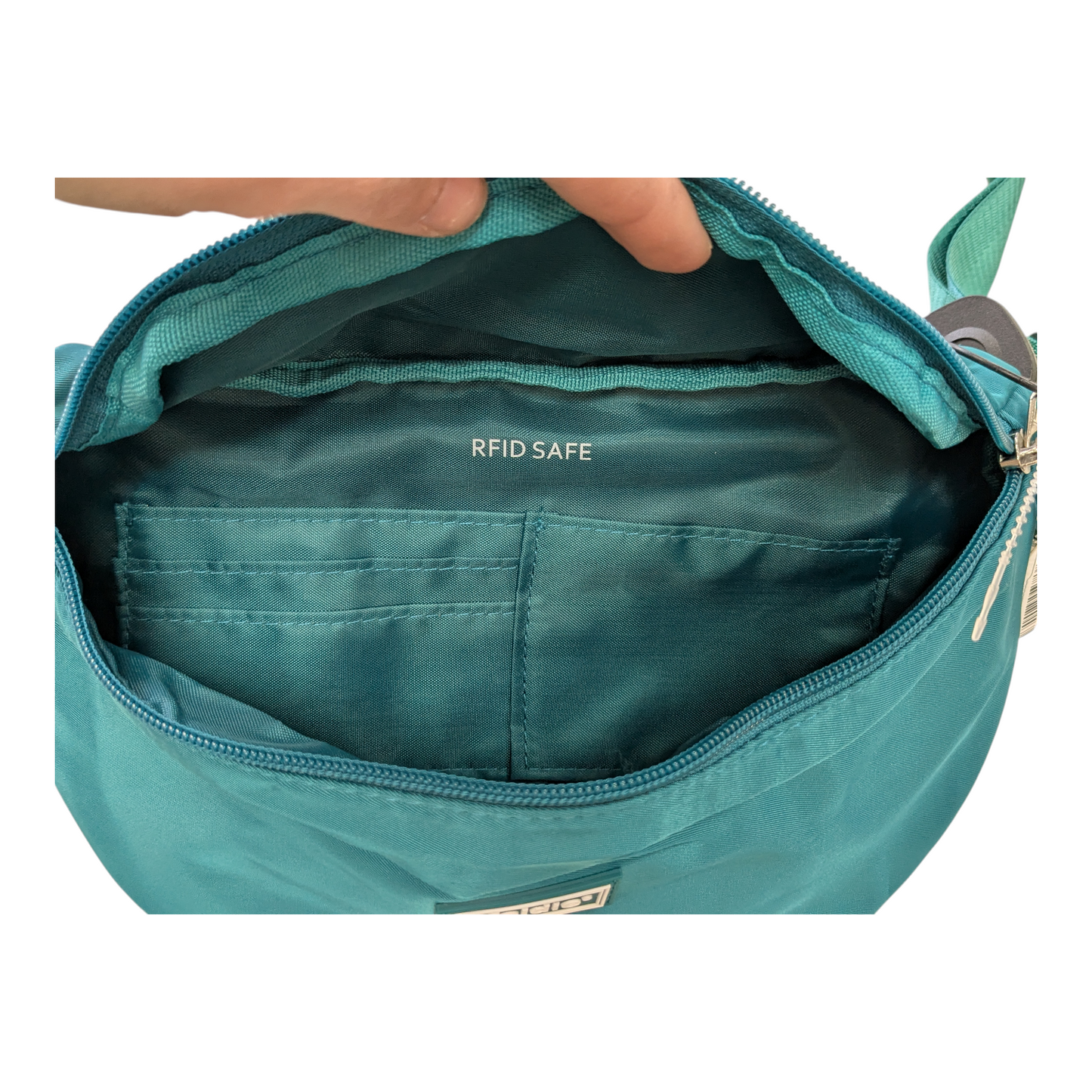 Belt Bag By Clothes Mentor In Teal, Size:Medium