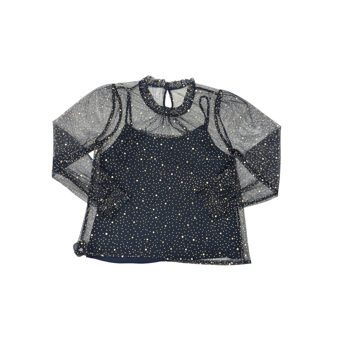 Top Ls By J. Crew In Navy, Size:M