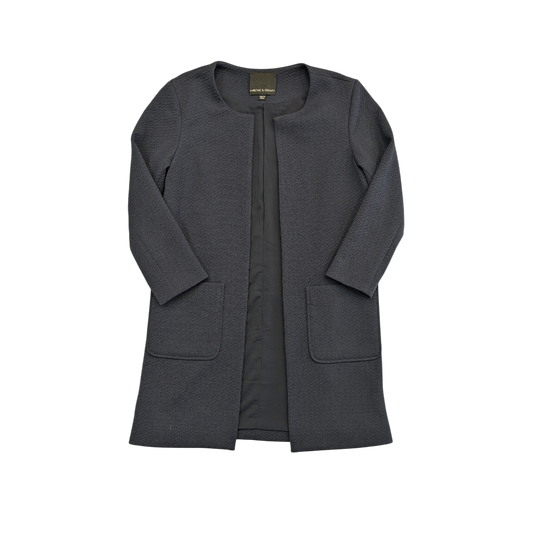 Blazer By Harlowe & Graham In Navy, Size:S