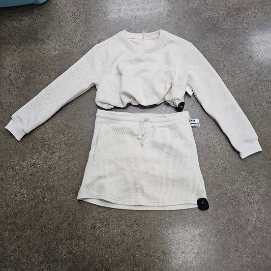 Skort 2Pc Set By Mono B In Cream, Size:M