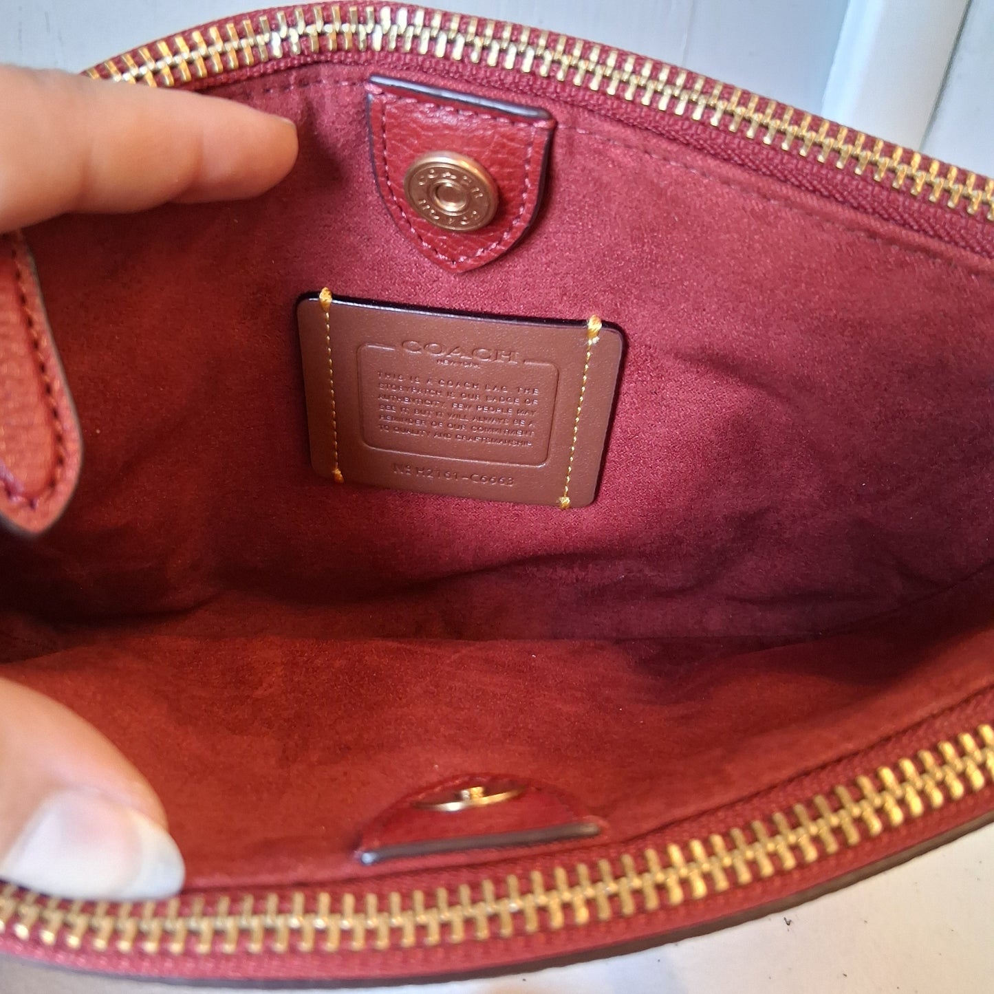 Crossbody Designer By Coach, Size: Small