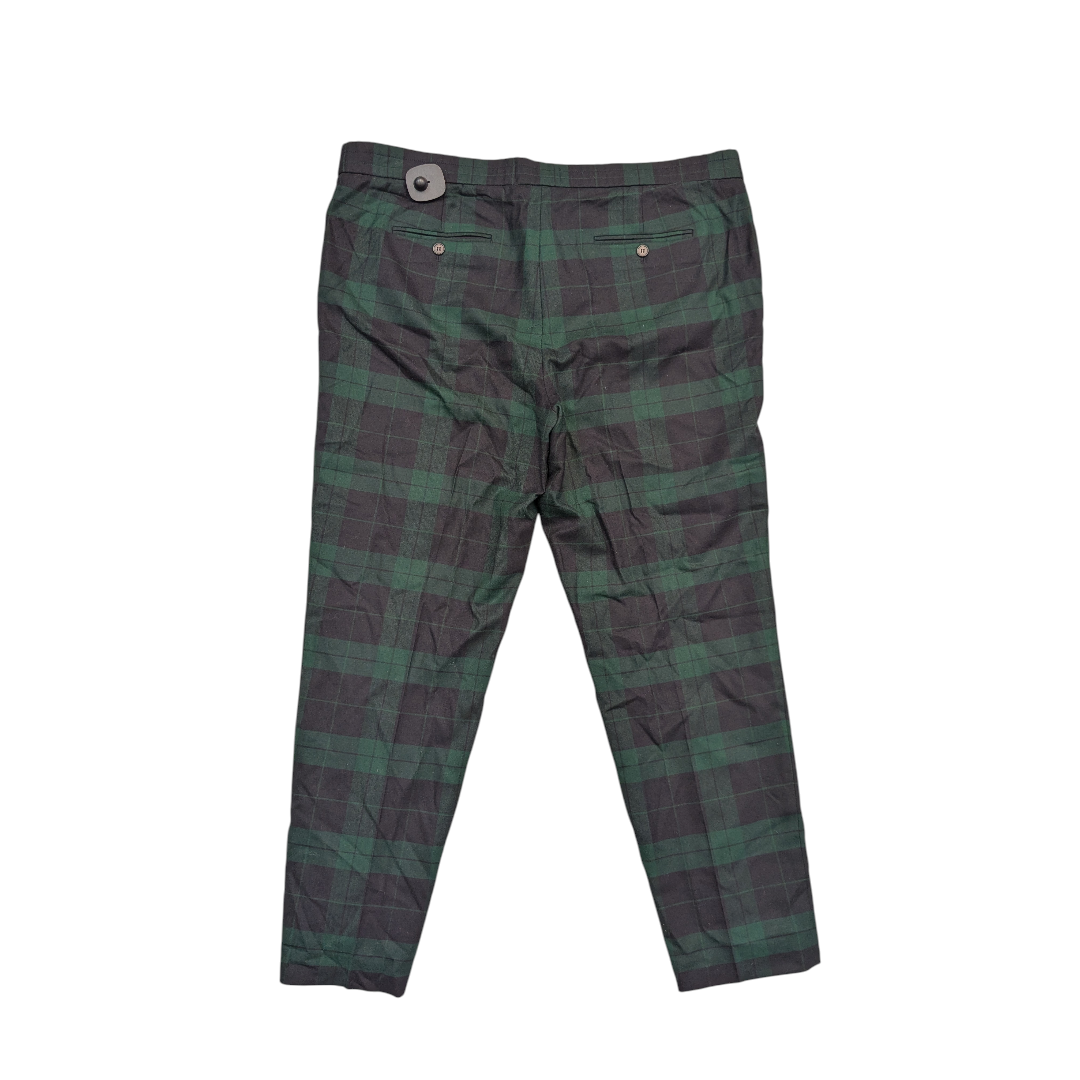 Pants Dress By Talbots In Plaid Pattern, Size:16