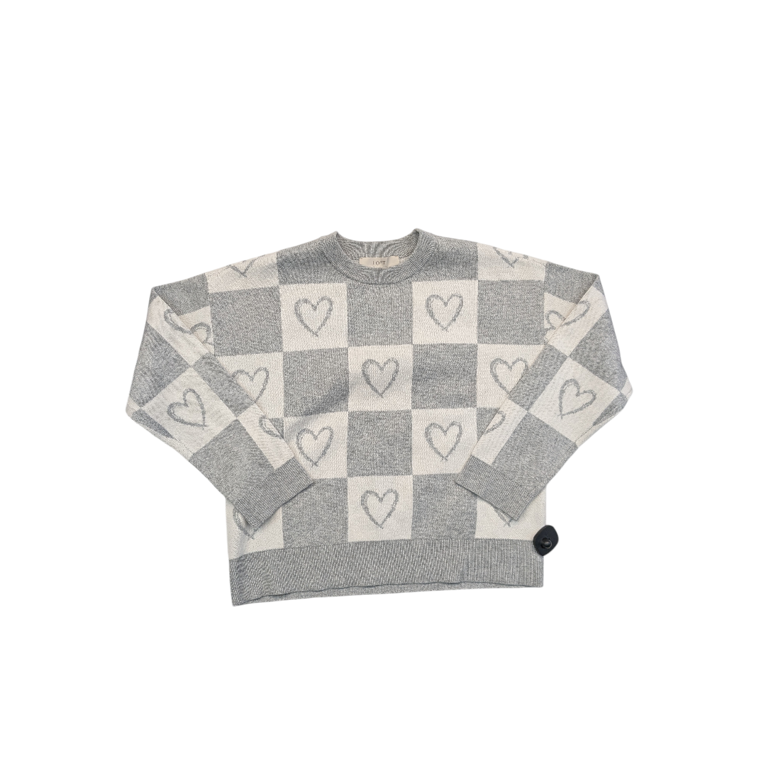 Sweater By Loft In Grey & White, Size:S