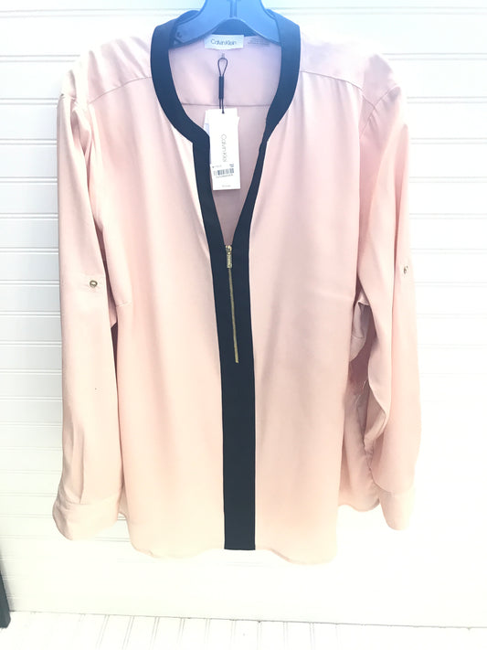 Top Long Sleeve By Calvin Klein  Size: 2x