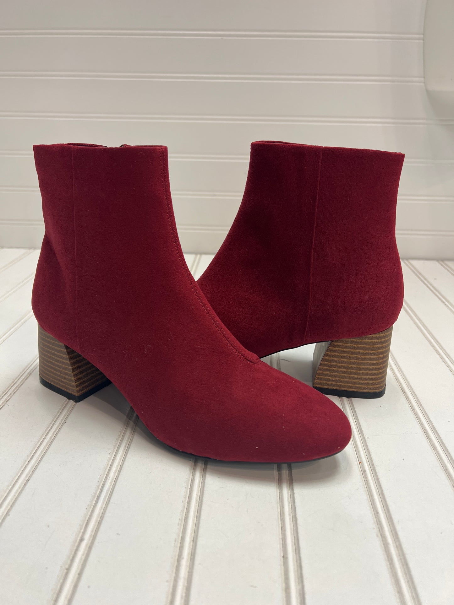 Boots Ankle Heels By Top Shop  Size: 6.5